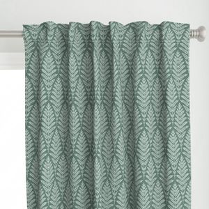Frond Flourish -Artichoke Green- Small Scale