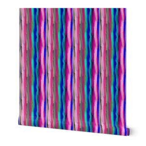 Abstract blue pink vertical lines