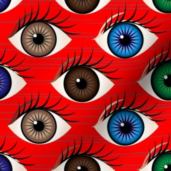 Eyes On Red Lines Fiber