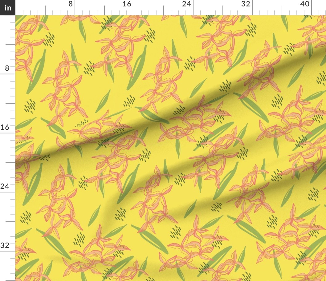 42 x 36 in (107 x 91 cm) Yard with rulers