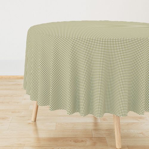 Olive Green Gingham