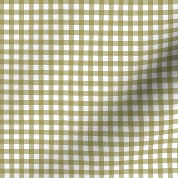 Olive Green Gingham