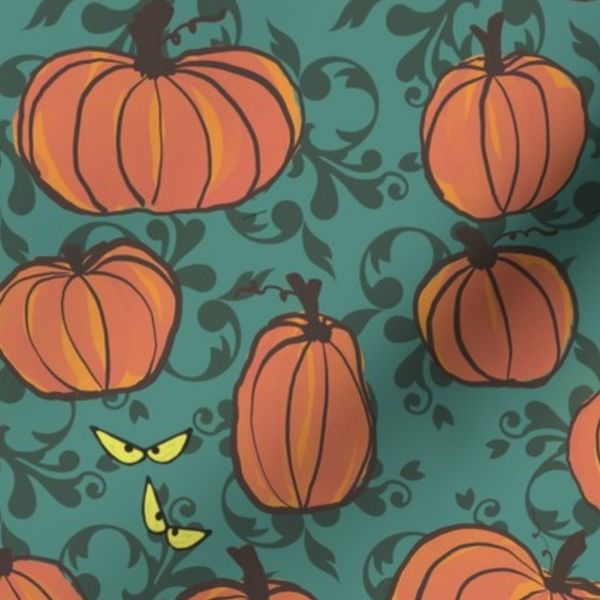 Halloween Hide-and-Seek (Teal)
