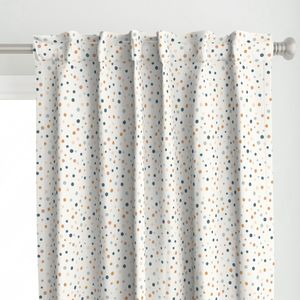 Coordinate medium Multicolor Polka Dots in Peach Pink Terracotta Orange