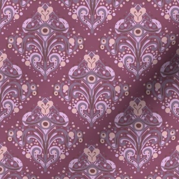 Paint Swirls In Pink