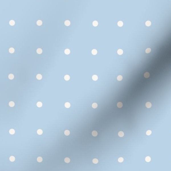 5 x 5 Winter Collection - White Dots