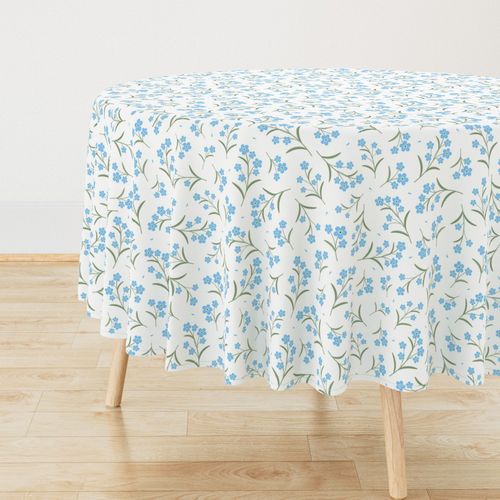 Forget-Me-Nots pattern bigger scale