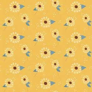 sunflower pattern textured