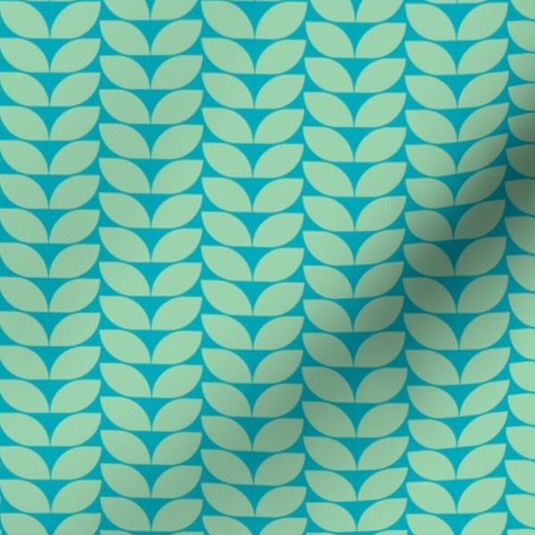 Geometric Birds - Leaves Dark