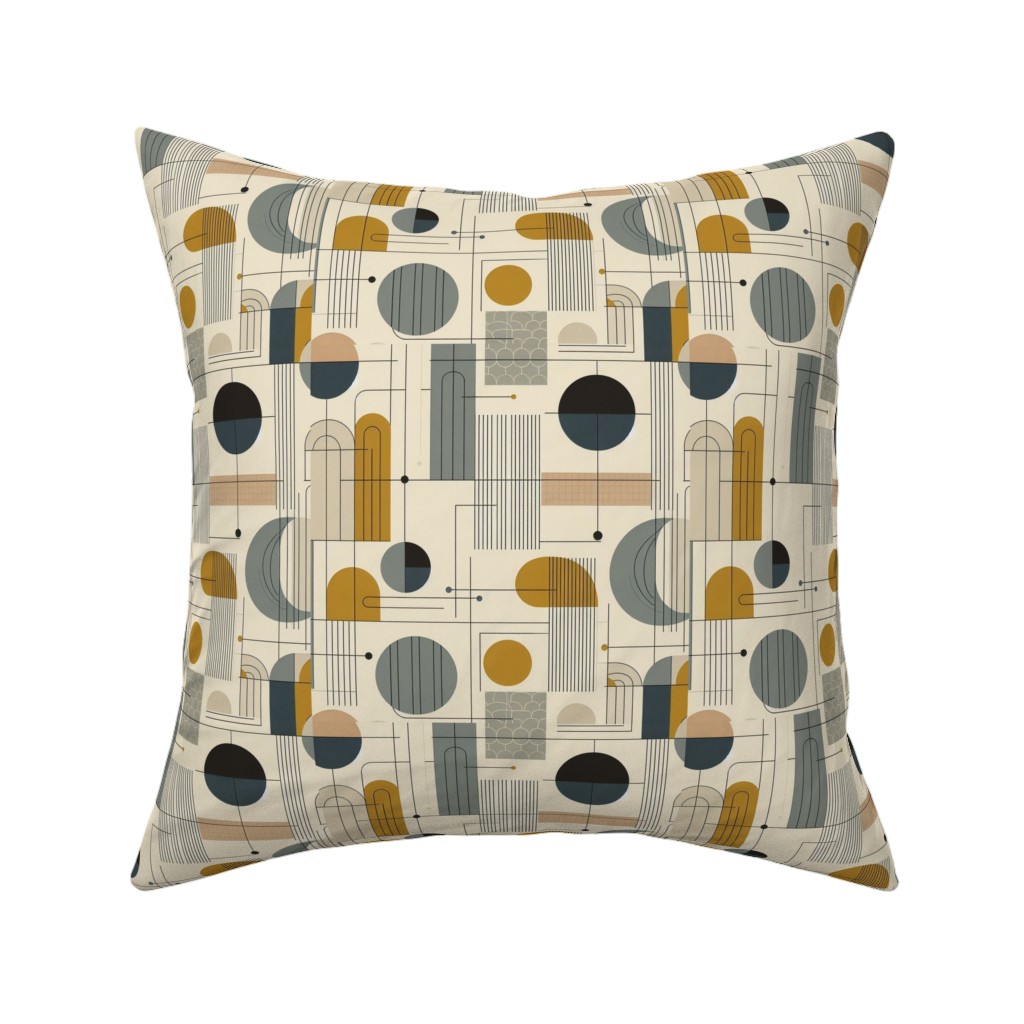 18 inch square Throw Pillow on a white background