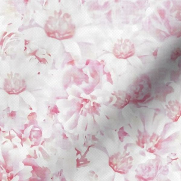 Textured Pretty Floral Watercolor In Pink