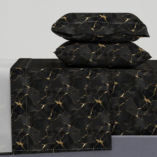 Black Gold Marble Pretty Elegant Foil Golden Elegance Cracks Unique Formal