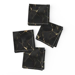 Black Gold Marble Pretty Elegant Foil Golden Elegance Cracks Unique Formal