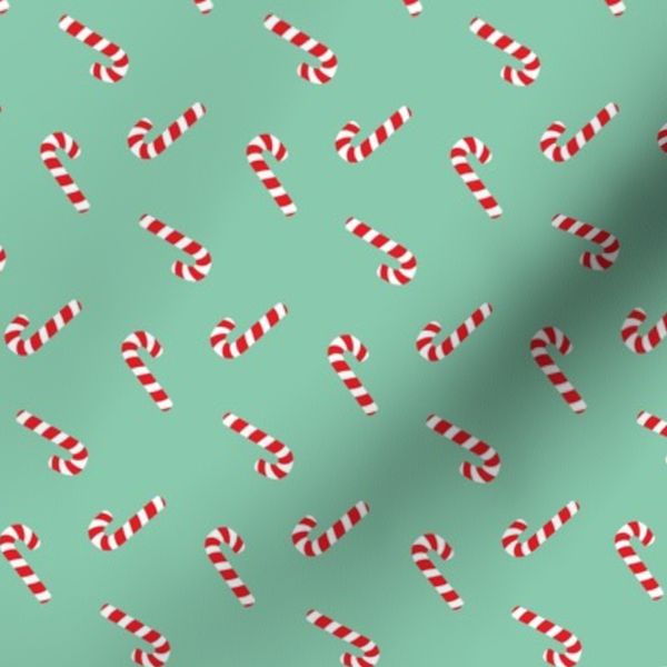 Christmas Candy Canes- Candy Cane- Christmas Fabric- Holiday Fabric- FB1024