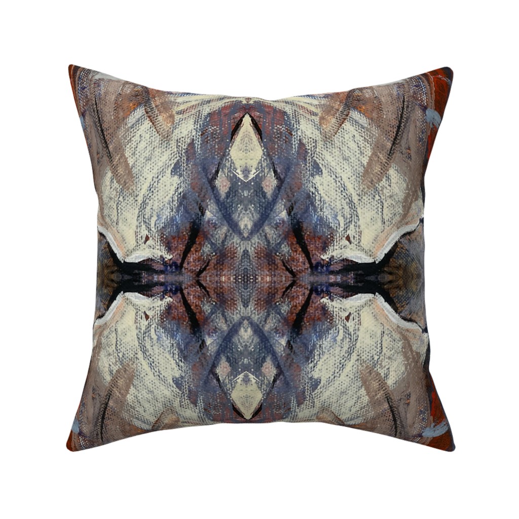 18 inch square Throw Pillow on a white background