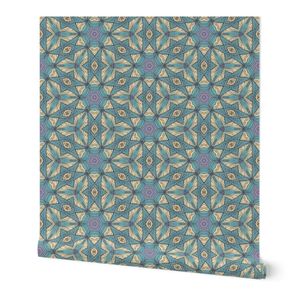 Star of David 6 - Turquoise - Medium