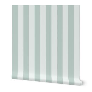 2 Inch Vertical Stripes Greens