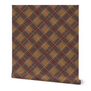 christmas plaid fabric x-mas green beige red tartan english xmas fabric 33