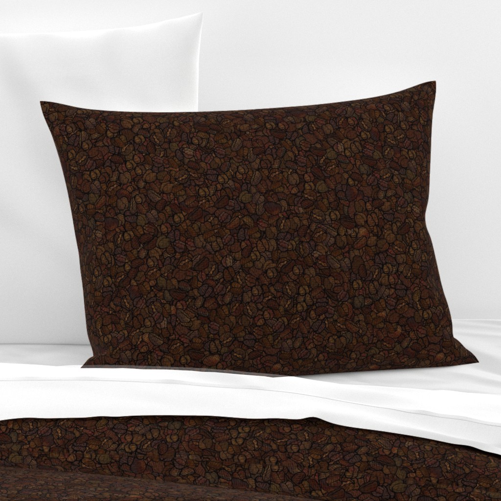 Standard Pillow Sham with a knife-edge on a bed