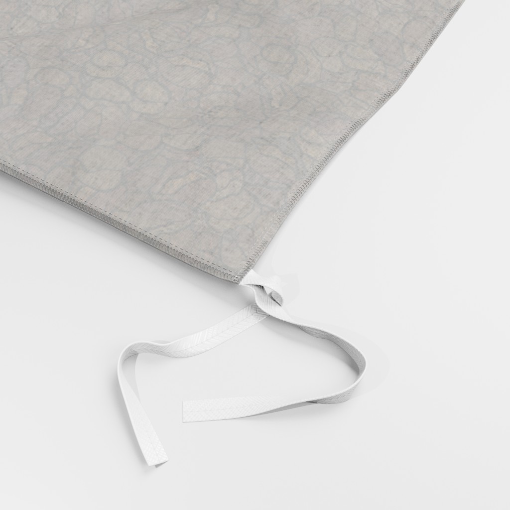 Inside out Duvet Cover close up showing the ribbon tie in the corner