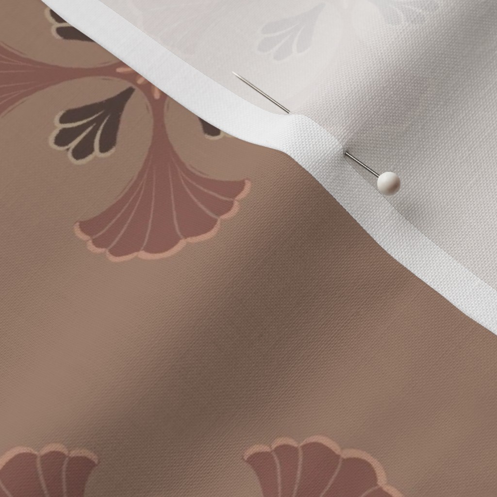 Close up of Petal Signature Cotton fabric with a sewing pin