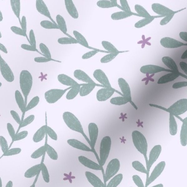 Lavander plants and flowes