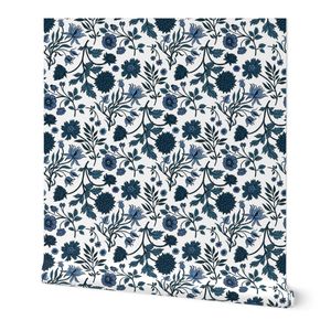 Elegant retro abstract flowers SMALL