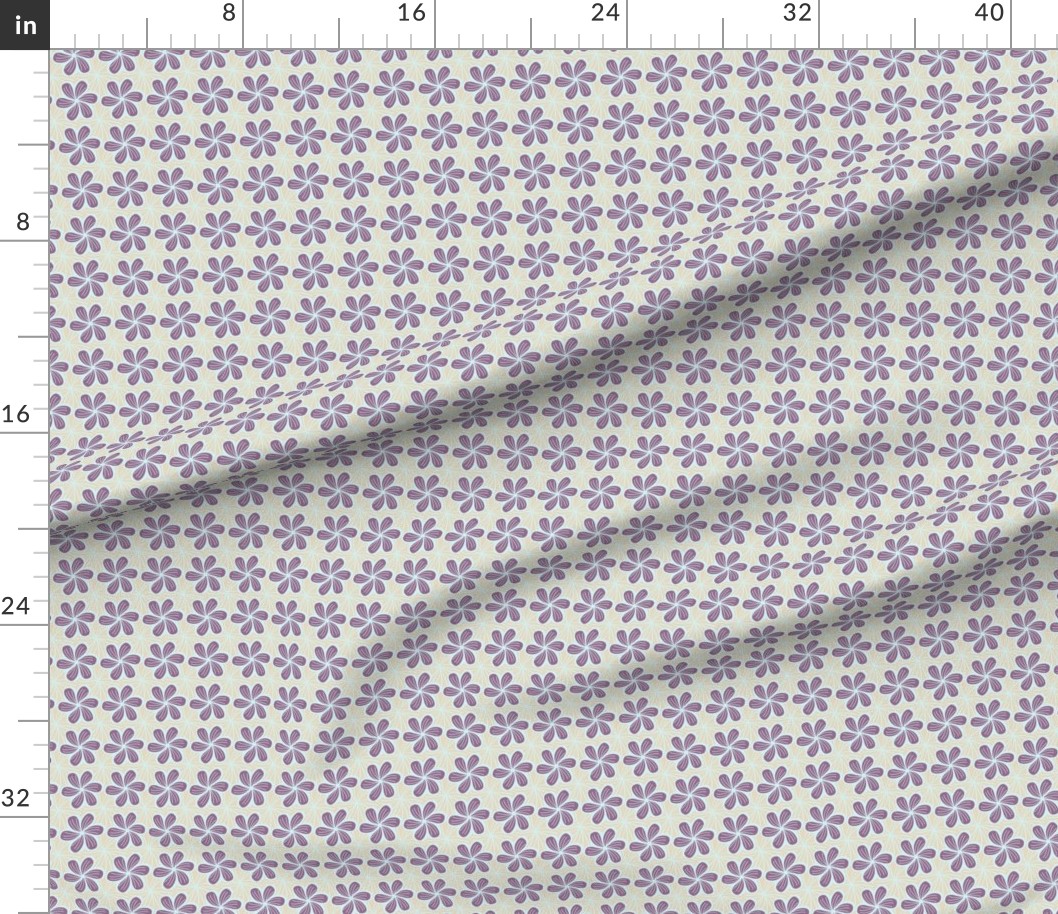 42 x 36 in (107 x 91 cm) Yard with rulers