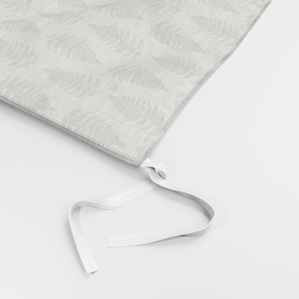 Inside out Duvet Cover close up showing the ribbon tie in the corner