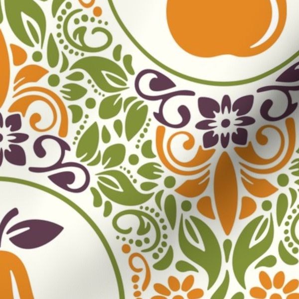Pear Damask