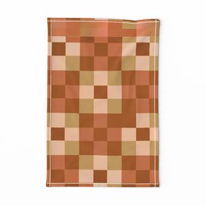 Mocha Mousse Checkered Tile