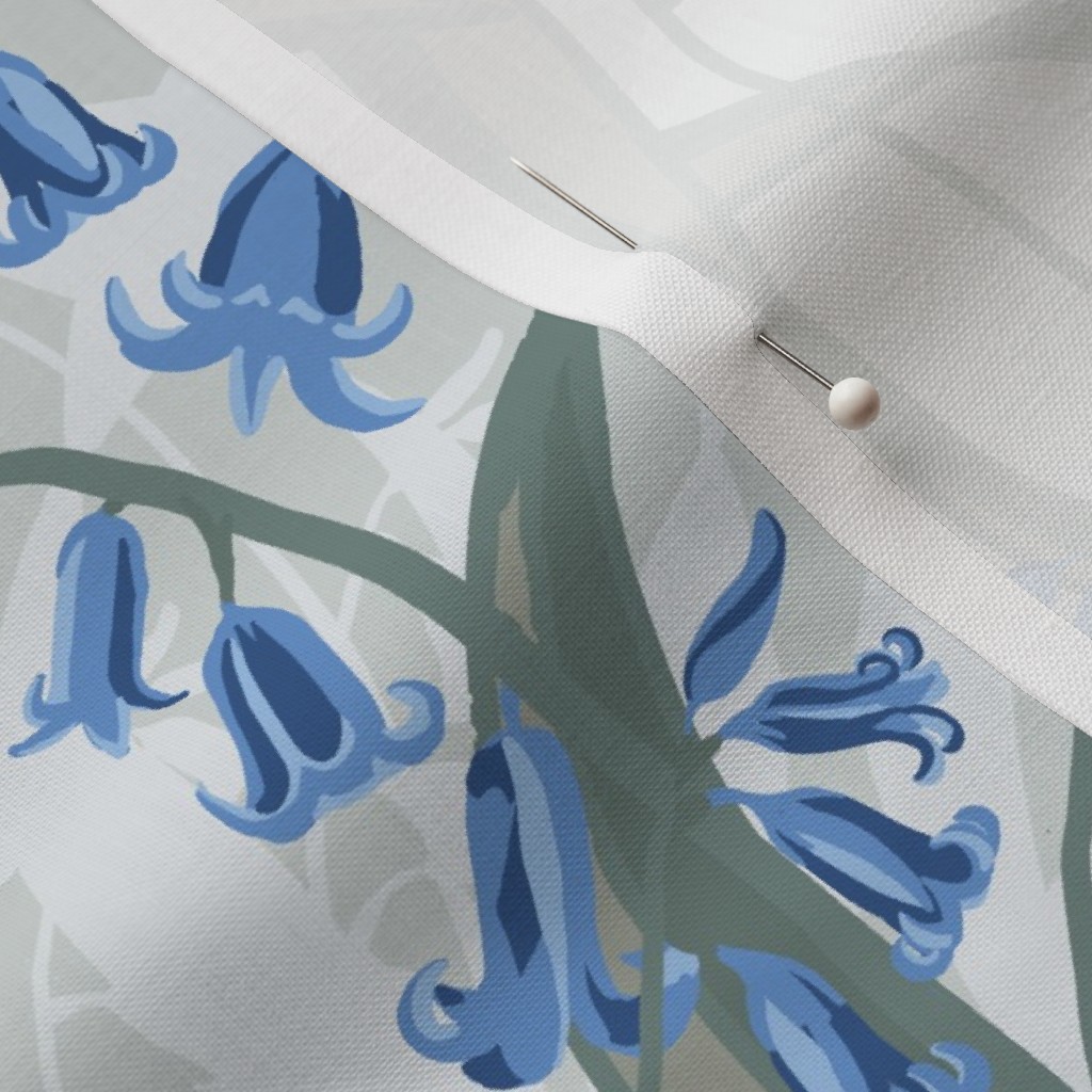 Close up of Petal Signature Cotton fabric with a sewing pin