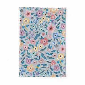 Botanical Whimsy (Dusty Blue)