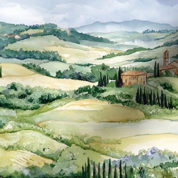Tuscany Watercolor