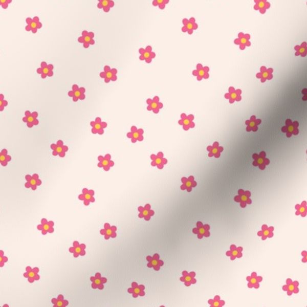 Pink Yellow Spring Florals