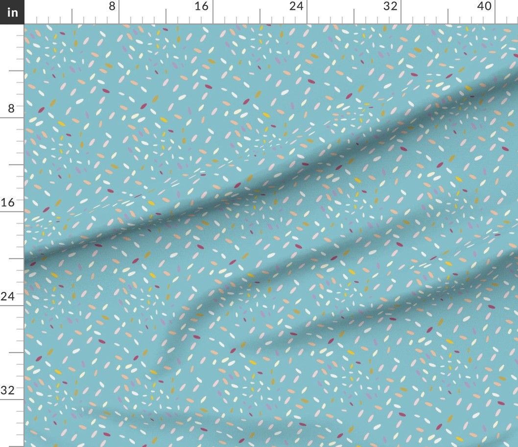 42 x 36 in (107 x 91 cm) Yard with rulers