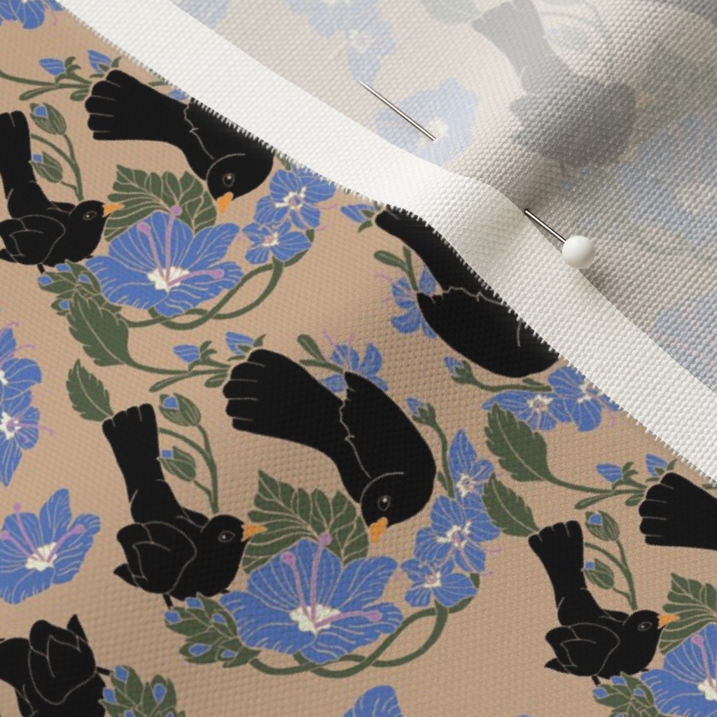 Close up of Linen Cotton Canvas fabric