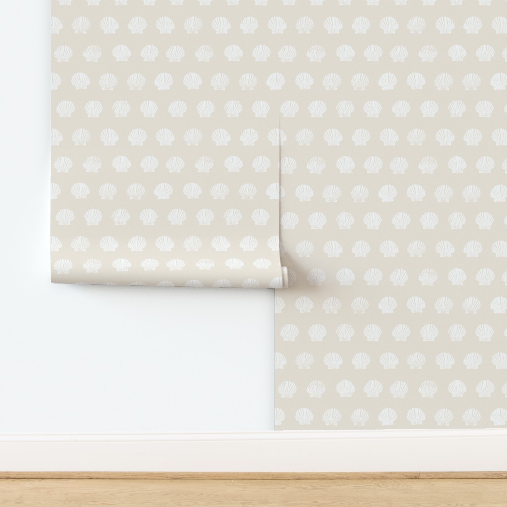 Wall with a full roll and a half roll of Peel and Stick wallpaper applied