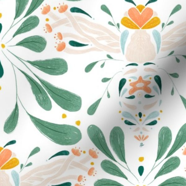 Bee Pattern Block-1