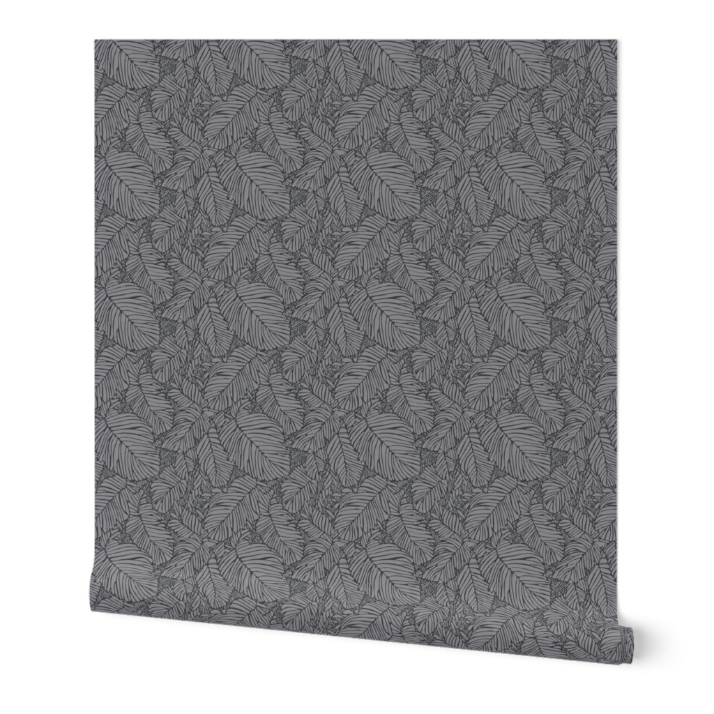 Roll of Peel and Stick wallpaper on white