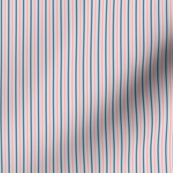 Small 9" Pink Blue Stripes 2