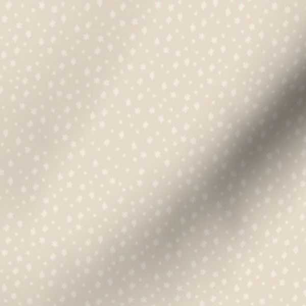 White Textured Dotted Stars