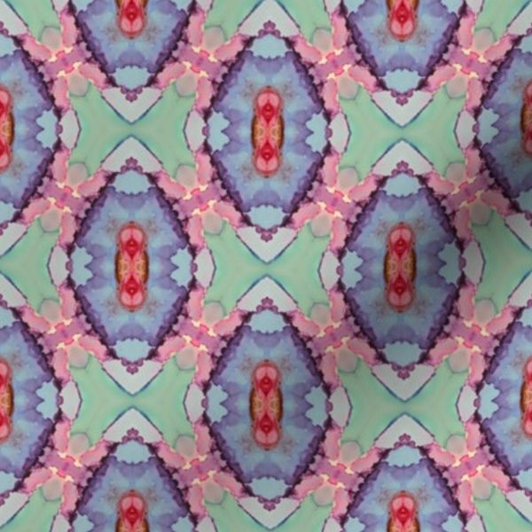 Lavender Painted Diamonds No. 14