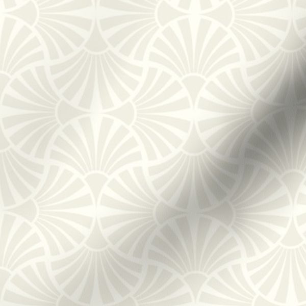 Art Deco Ivory Cream Ornate