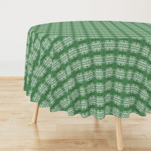 Fairy Wing Tiles Medium Print - All Green