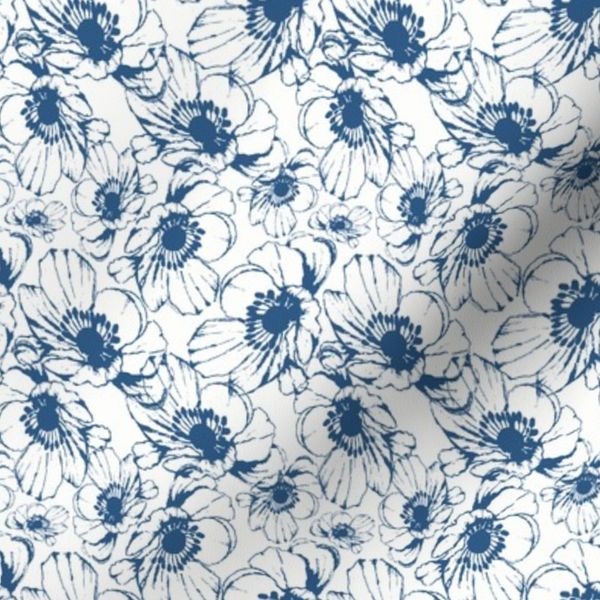 POPPIES CLUSTER BLUE