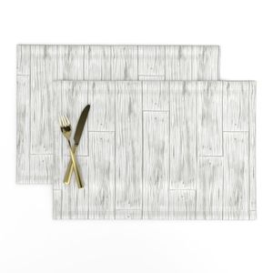 (M) Watercolor Vertical Wooden Plank in Monochrome Sea Haze Green Gray