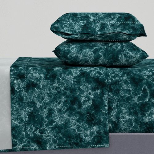 Beautiful turquoise green marble with dark veins