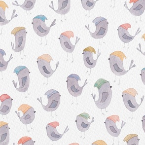 Slouchie Hat Birds