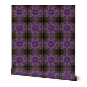 Heraldry Star - Chocolate Purple